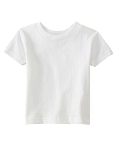 Rabbit Skins 3401 - T-shirt à manches longues en jersey pour bébé, 5,5 oz Blanc