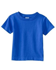 Rabbit Skins 3401 - T-shirt à manches longues en jersey pour bébé, 5,5 oz Royal