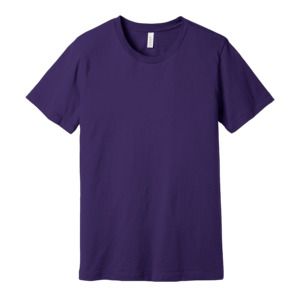Bella+Canvas 3001C - t-shirt jersey unisexe à manches courtes Team Purple
