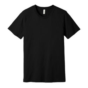 Bella+Canvas 3001C - t-shirt jersey unisexe à manches courtes Noir