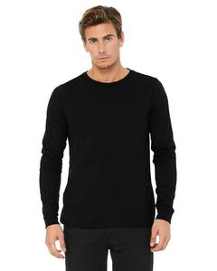 Bella+Canvas 3501 - t-shirt jersey à manches longues pour homme Noir