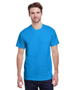Gildan G500 - T-shirt Heavy CottonMD, 5.3 oz de MD (5000) Heather Sapphire