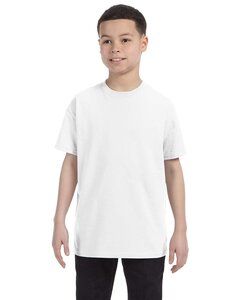 Gildan G500B - T-shirt pour enfant Heavy CottonMD, 8,9 oz de MD (5000B) Blanc