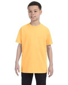 Gildan G500B - T-shirt pour enfant Heavy CottonMD, 8,9 oz de MD (5000B) Yellow Haze