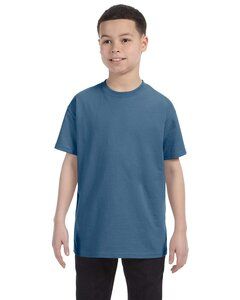 Gildan G500B - T-shirt pour enfant Heavy CottonMD, 8,9 oz de MD (5000B) Bleu Indigo