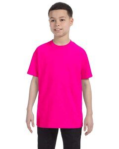 Gildan G500B - T-shirt pour enfant Heavy CottonMD, 8,9 oz de MD (5000B) Heliconia