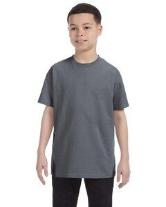 Gildan G500B - T-shirt pour enfant Heavy CottonMD, 8,9 oz de MD (5000B) Charcoal