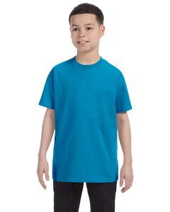 Gildan G500B - T-shirt pour enfant Heavy CottonMD, 8,9 oz de MD (5000B) Saphir
