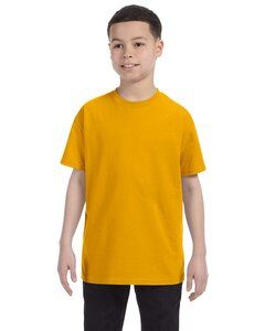Gildan G500B - T-shirt pour enfant Heavy CottonMD, 8,9 oz de MD (5000B) Or