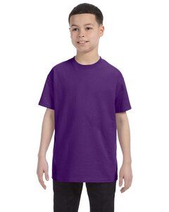 Gildan G500B - T-shirt pour enfant Heavy CottonMD, 8,9 oz de MD (5000B) Violet