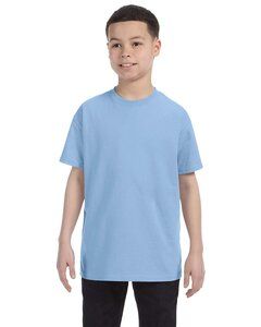 Gildan G500B - T-shirt pour enfant Heavy CottonMD, 8,9 oz de MD (5000B) Bleu ciel