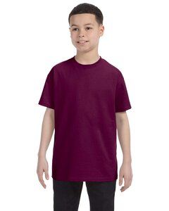 Gildan G500B - T-shirt pour enfant Heavy CottonMD, 8,9 oz de MD (5000B) Maroon