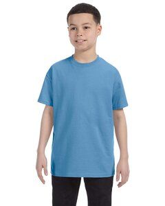 Gildan G500B - T-shirt pour enfant Heavy CottonMD, 8,9 oz de MD (5000B) Carolina Blue