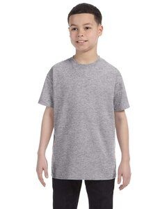 Gildan G500B - T-shirt pour enfant Heavy CottonMD, 8,9 oz de MD (5000B) Gris Athlétique