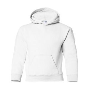 Gildan 18500B - Heavy Blend Youth Hooded Sweatshirt Blanc