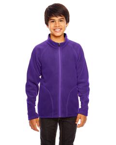 Team 365 TT90Y - Youth Campus Microfleece Jacket Sport Purple