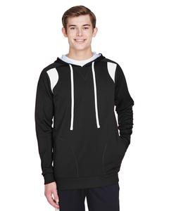 Team 365 TT30 - Men's Elite Performance Hoodie Noir/Blanc