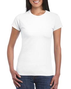 Gildan G640L - Softstyle® Ladies 4.5 oz. Junior Fit T-Shirt Blanc