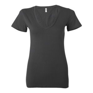 BELLA+CANVAS B6035 - Womens Jersey Short Sleeve Deep V-Neck Tee