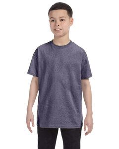 Gildan G500B - T-shirt pour enfant Heavy CottonMD, 8,9 oz de MD (5000B) Graphite Heather