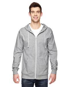 Fruit of the Loom SF60R - 6 oz. 100% Sofspun Cotton Jersey Full-Zip Heather Athletique