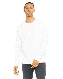 Bella + Canvas 3945 - Unisex Drop Shoulder Sweatshirt Blanc