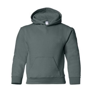 Gildan 18500B - Heavy Blend Youth Hooded Sweatshirt Gris Athlétique Foncé