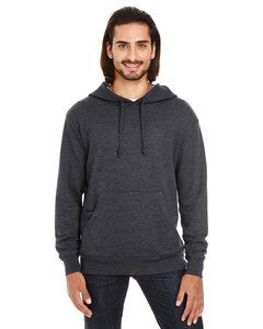 Threadfast 321H - Unisex Triblend French Terry Hoodie Noir Cendré