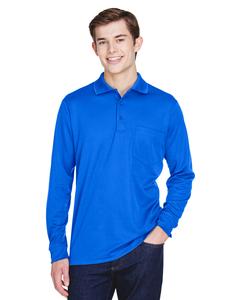 Ash CityCore 365 88192P - Adult Pinnacle Performance Piqué Long Sleeve Polo with Pocket True Royal