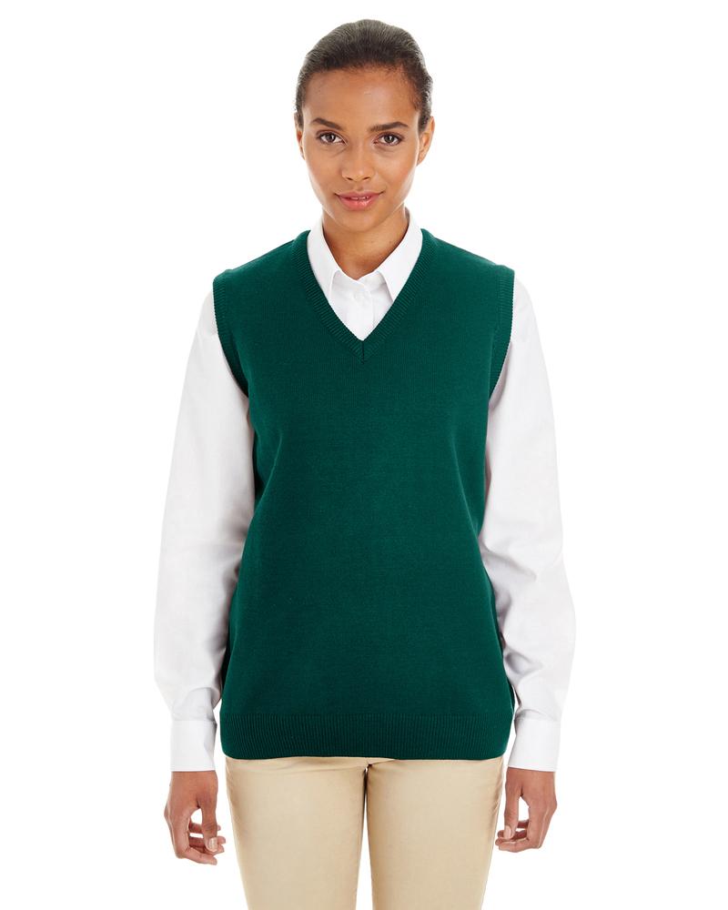 Harriton M415W - Ladies Pilbloc V-Neck Sweater Vest