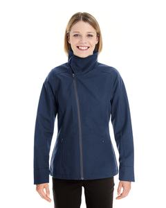 Ash City North End NE705W - Ladies Edge Soft Shell Jacket with Fold-Down Collar Marine