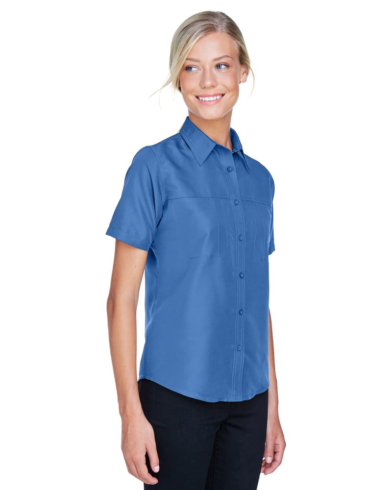 Harriton M580W - Ladies Key West Short-Sleeve Performance Staff Shirt