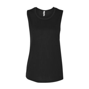 BELLA+CANVAS B8803 - Women's Flowy Scoop Muscle Tank Noir Cendré