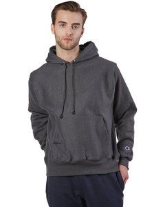 Champion S1051 - Reverse Weave® 17.15 oz./lin. yd. Pullover Hood Heather Charbon