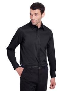Devon & Jones DG560 - Men's Crown Collection Stretch Broadcloth Slim Fit Shirt Noir