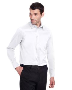 Devon & Jones DG560 - Men's Crown Collection Stretch Broadcloth Slim Fit Shirt Blanc