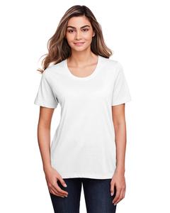 Core 365 CE111W - Ladies Fusion ChromaSoft Performance T-Shirt Blanc