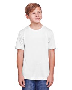 Core 365 CE111Y - Youth Fusion ChromaSoft Performance T-Shirt Blanc