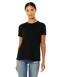 Bella+Canvas 6413 - Ladies Relaxed Triblend T-Shirt Solid Black Triblend