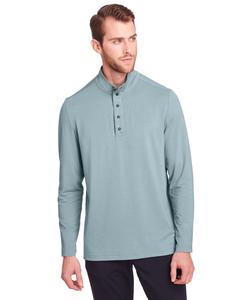 North End NE400 - Men's Jaq Snap-Up Stretch Performance Pullover Opal Blue