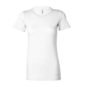 BELLA+CANVAS B6004 - Women's The Favorite Tee Solid White Blend