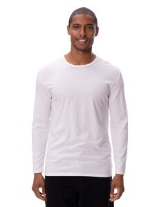 Threadfast 180LS - Unisex Ultimate Long-Sleeve T-Shirt Blanc
