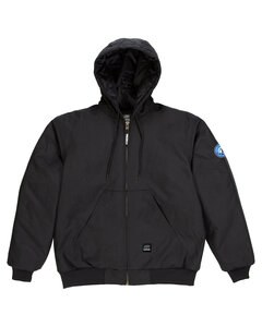 Berne NJ51T - Men's Tall ICECAP Insulated Hooded Jacket Noir