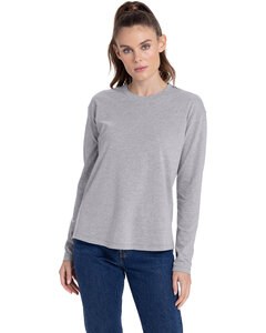 Next Level 3911NL - Ladies Relaxed Long Sleeve T-Shirt Gris Chiné