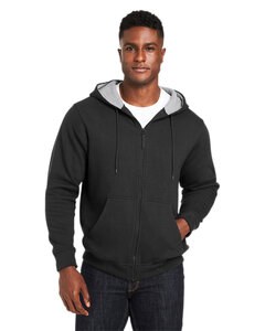Harriton M711T - Men's Tall ClimaBloc Lined Heavyweight Hooded Sweatshirt Noir