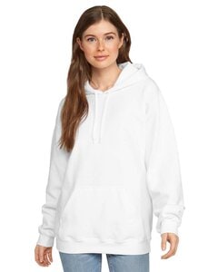 Gildan SF500 - Adult Softstyle® Fleece Pullover Hooded Sweatshirt Blanc