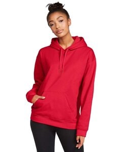 Gildan SF500 - Adult Softstyle® Fleece Pullover Hooded Sweatshirt Rouge